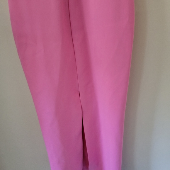 Zara Pink Fitted Midi Sleeveless Dress - Picture 7 of 11